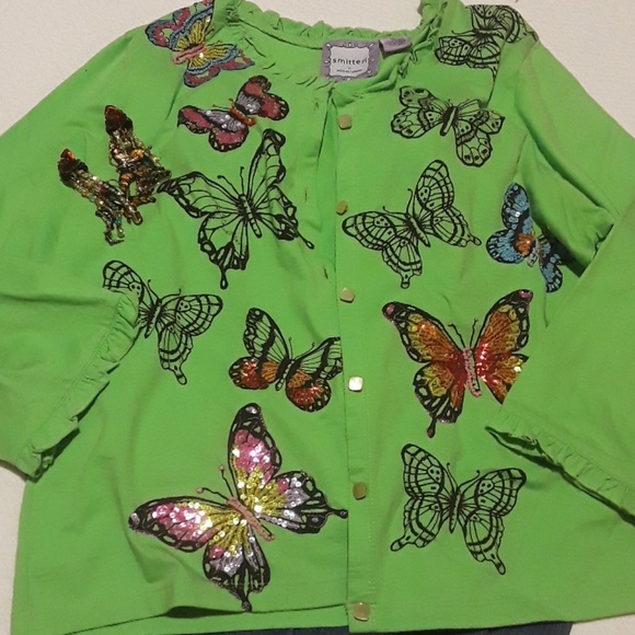 Smitten Blouse woman's clothing sz m - Picture 2 of 4